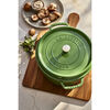 Cast Iron, 5.5 qt, Round, Cocotte, Pistachio, small 6