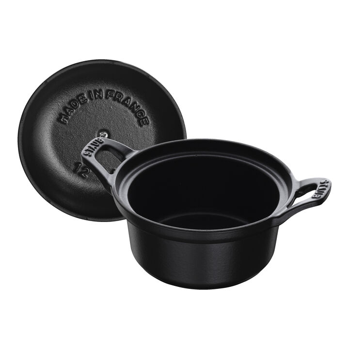 Specialities, 500 ml cast iron round La coquette, black, large 4