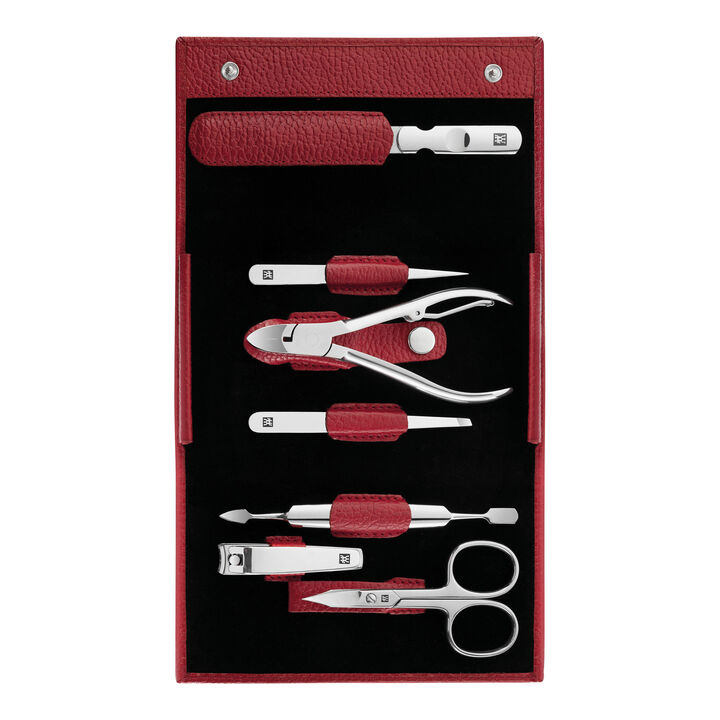 CLASSIC, Estojo com fecho de encaixe 7-peças, Vermelho, large 1