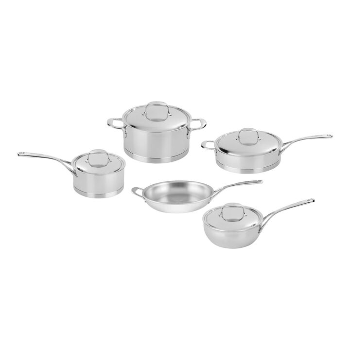 Atlantis, 9-pc, 18/10 Stainless Steel, Stainless Steel Cookware Set, large 1