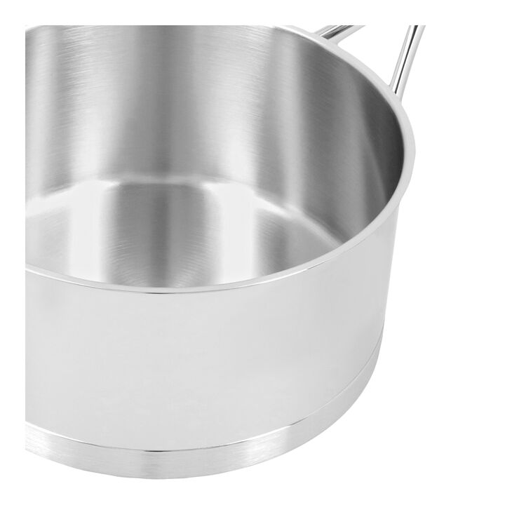 Atlantis 7, Stieltopf mit Deckel 20 cm, 18/10 Edelstahl, Silber, large 3