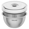 Fresh & Save BOWLS, Set di ciotole sottovuoto S/M/L / 6-pz., acciaio inox, bianco-acciaio, small 3