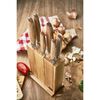 Tevere, 7 Piece, Knife block set, nature, small 12