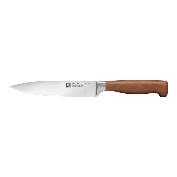 VIER STERNE, Forskærerkniv 16 cm, Glatslebet, Kotibe, large 1