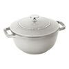 Cast Iron, 3.75 qt, Essential French Oven, white truffle, small 1