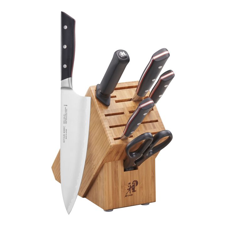 Evolution, 7-pc, Knife block set, natural, large 1
