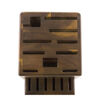 Storage, Acacia, TWIN Knife Block Empty, small 3