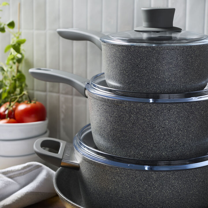 Parma Plus Ceramic, 10 Piece aluminum Cookware set, large 2