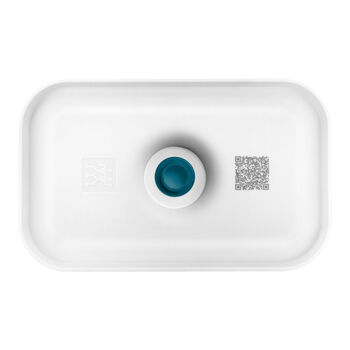 Vakumlu Saklama Kabı, M, Borosilikat Cam, Akdeniz Mavisi,,large 2