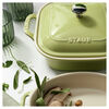 Stoneware, 4-pc, Macaron Mixed Baking Dish Set, light green, small 16