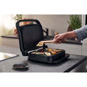Izgara ve Tost Makinesi, Siyah,,large 2