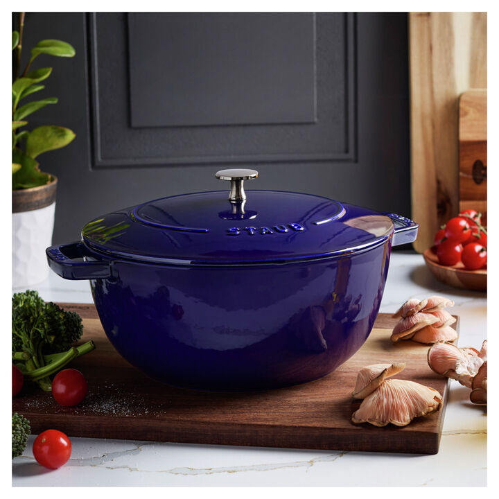 Cast Iron, 5 qt, Essential French Oven, dark blue, large 2