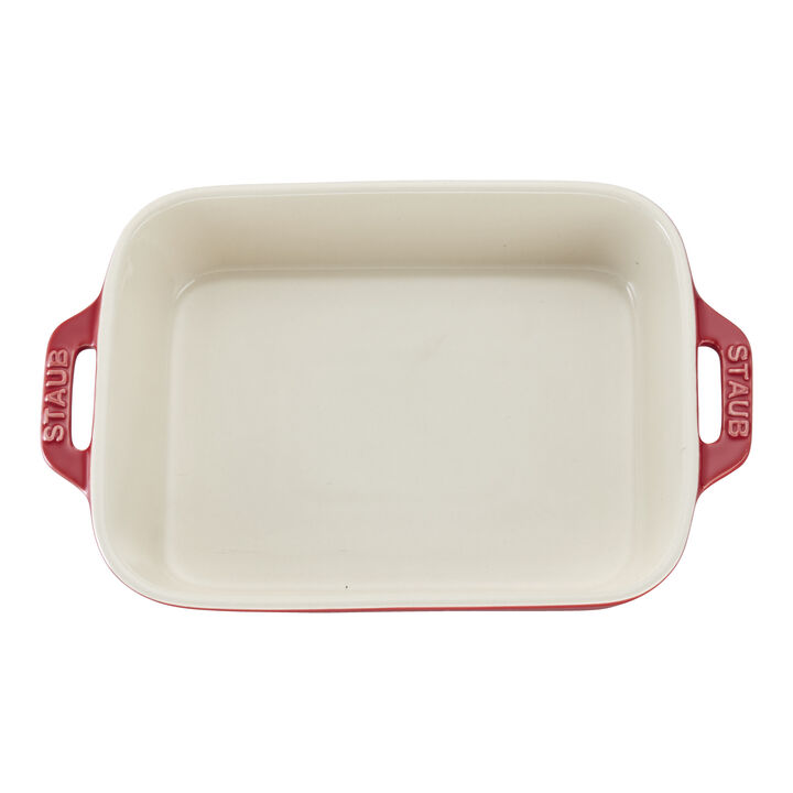 Ceramique, 34 x 24 cm rectangular ceramic Oven dish cherry, large 3