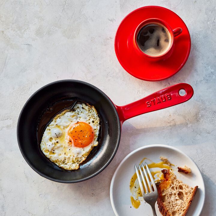 Cast Iron, 6.5-inch, Petite Frying Pan, Cherry, large 2