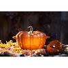 Cast Iron, 3.75 qt, Pumpkin, Dutch Oven With Brass Knob, Burnt Orange, small 10