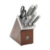 Modernist, 7-pcs, Knife block set, brown, small 4