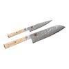 2 Piece, Knife set, brown,,large