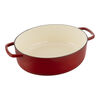Bellamonte, Cocotte 37 cm, Ovale, Rouge, Fonte, small 5