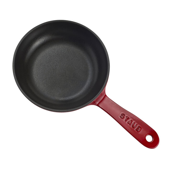 Cast Iron, 6.5-inch, Petite Frying Pan, Cherry, large 3