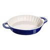 Ceramique, 24 cm ceramic Pie dish dark-blue, small 1