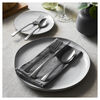 Bellasera (slate), 20-pc Slate Flatware Set, 18/10 Stainless Steel, Anthracite, small 3