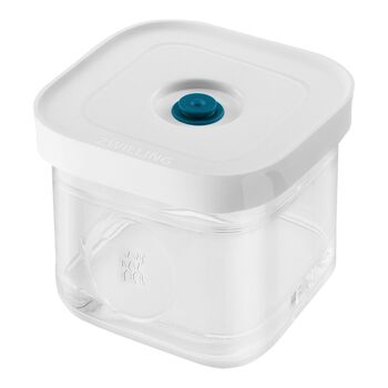 CUBE Saklama Kabı S / 11 cm, şeffaf-akdeniz mavisi,,large 1