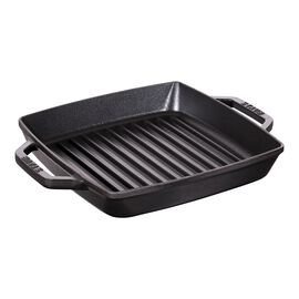 Grillpan 23 cm, Zwart