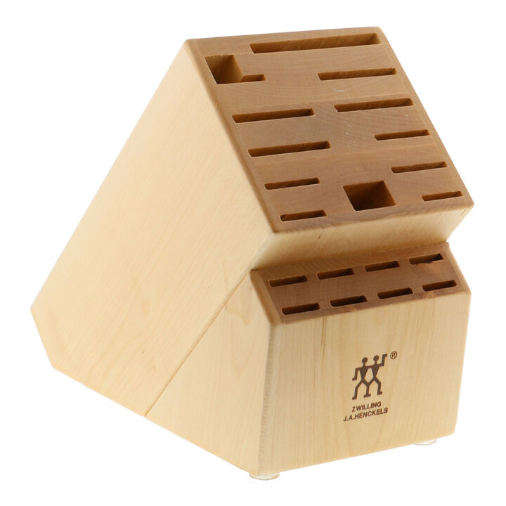 Storage, Ash, Hardwood Knife Block Empty, large 1