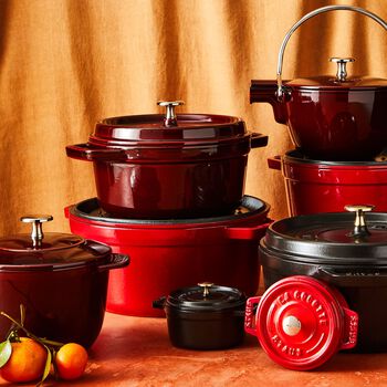 D&ouml;k&uuml;m Tencere | Bordo | 24 cm | 3,7 l | yuvarlak,,large 6