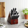 Graphite, 14-pcs, Knife block set, brown, small 6