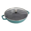 Cast Iron, 12-inch, Perfect Pan, Turquoise, small 1