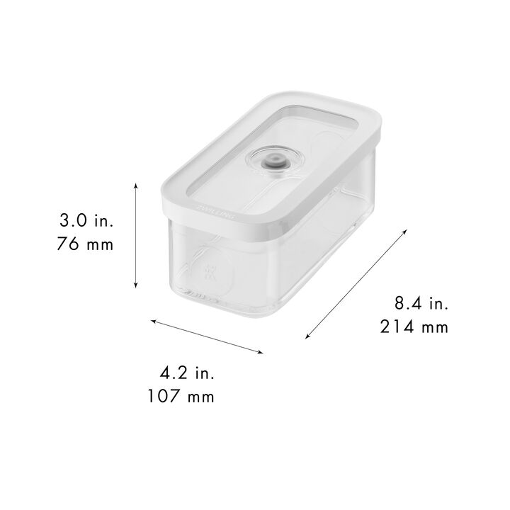 Fresh & Save CUBE, キューブ コンテナ M / 21 cm, 透明-ホワイト, large 2