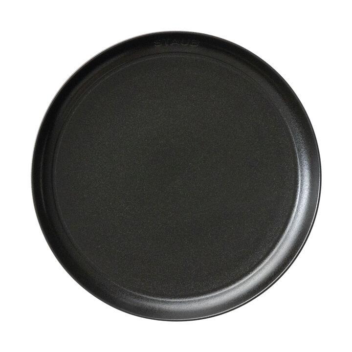 Dining Line, プレート フラット 26 cm, セラミック, ブラック, large 3