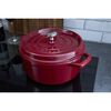 La Cocotte, Cocotte 24 cm / 3,7 l, Rund, Bordeaux, St&oslash;bejern, small 8