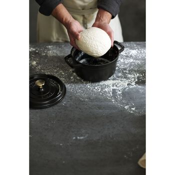D&ouml;k&uuml;m Tencere | Siyah | 22 cm | 2,5 l | yuvarlak,,large 7