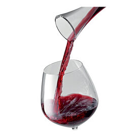 Burgundy Large Glass set 6 Piece