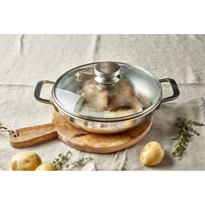 Multifunction 7, Poêle avec couvercle en verre 24 cm, large 4