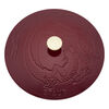 Braisers, 2.5 l cast iron round Saute pan dragon, Bordeaux, small 5