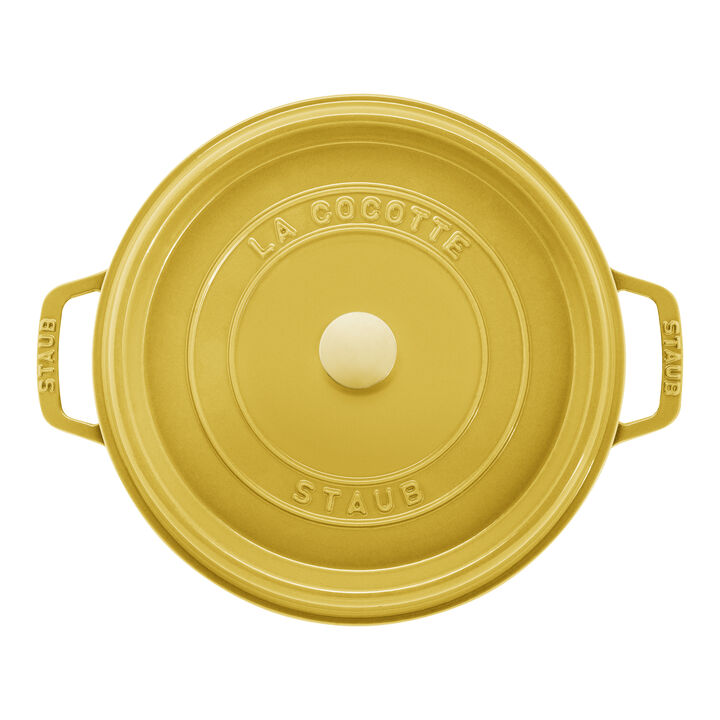 La Cocotte, Cocotte 26 cm, rund, Citron, Gusseisen, large 3