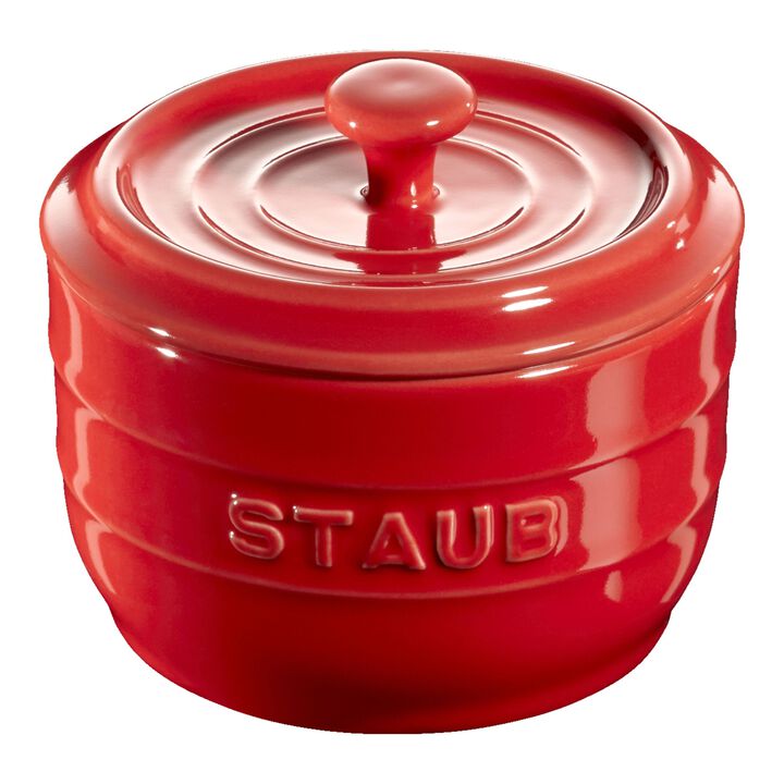 Ceramique, ceramic Salt crock cherry, large 1