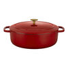 Bellamonte, Cocotte 31 cm, Ovale, Rouge, Fonte, small 2