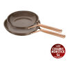 Milano, 2-pcs, Set de po&ecirc;les, Brun, small 1