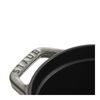 Cast Iron, 1 qt, Oval, Pig Dutch Oven, Graphite Grey, small 5