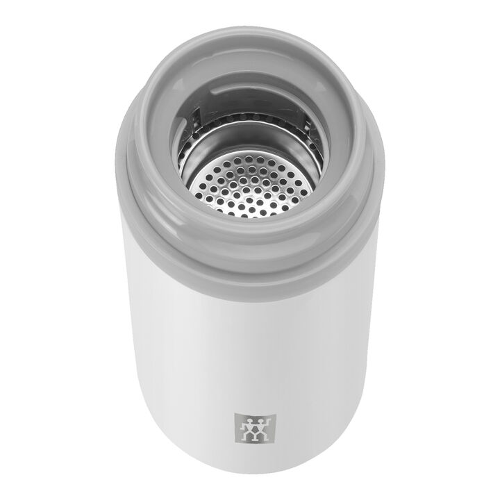 Thermo, Tea and Fruit Infuser Bottle, 420 ml, white-grey, large 2