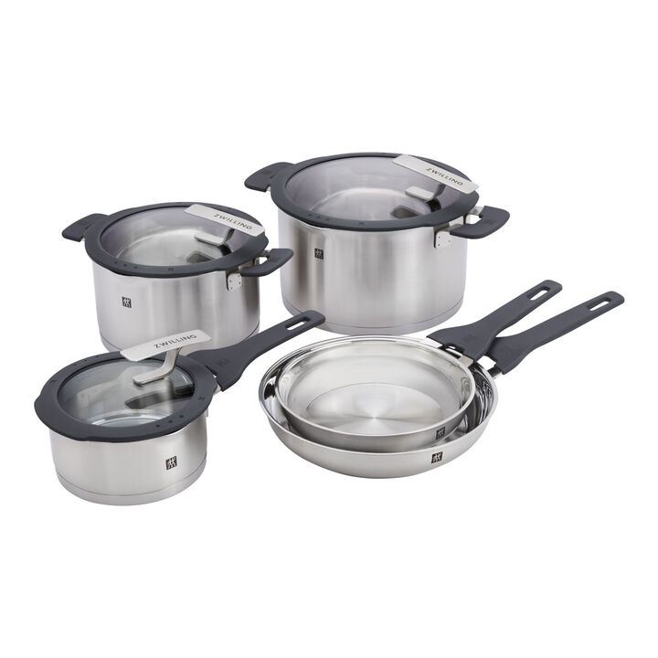 Simplify, 8-pc, Stainless Steel, Pots And Pans Set, large 1