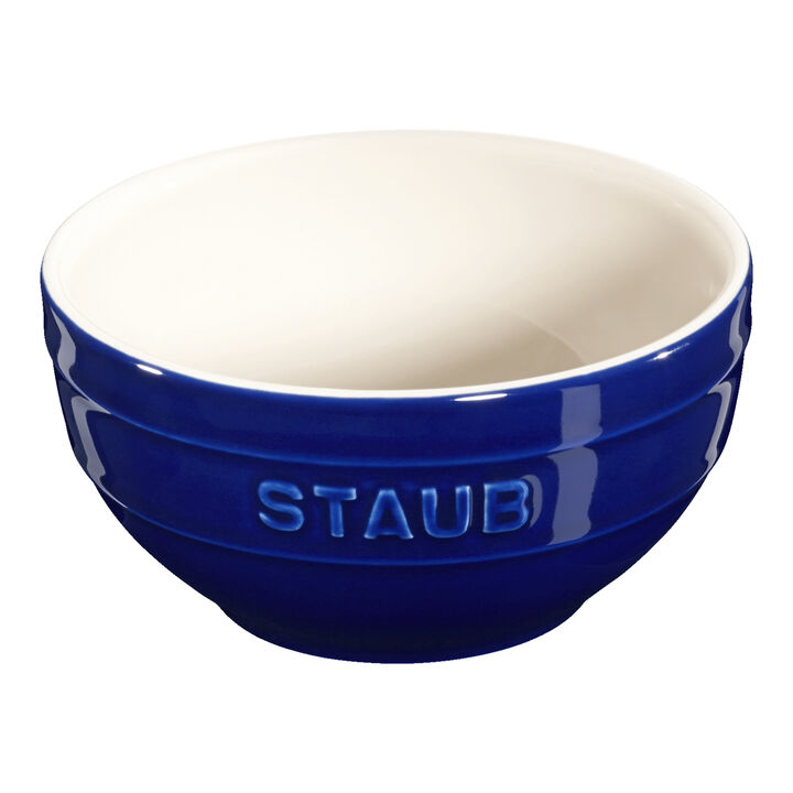 Ceramique, Schüssel 14 cm, rund, Dunkelblau, Keramik, large 2