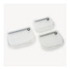 Fresh & Save, Set meal prep avec flexbags, 9-pcs, s/m/l, argent&eacute;/transparent, inox/plastique, small 5