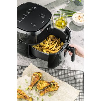 Yağsız kızartma makinesi 4 l, Siyah,,large 10