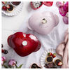 La Cocotte, 1.75 l cast iron heart Cocotte, sorbet rose, small 2