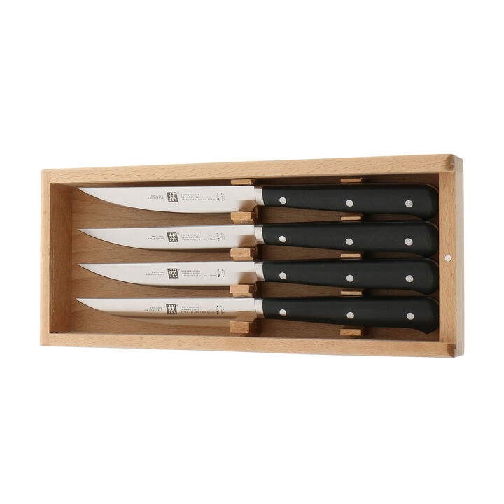 Steak Sets, 4-pc, Porterhouse Steak Knife Set In Beechwood Box , large 4